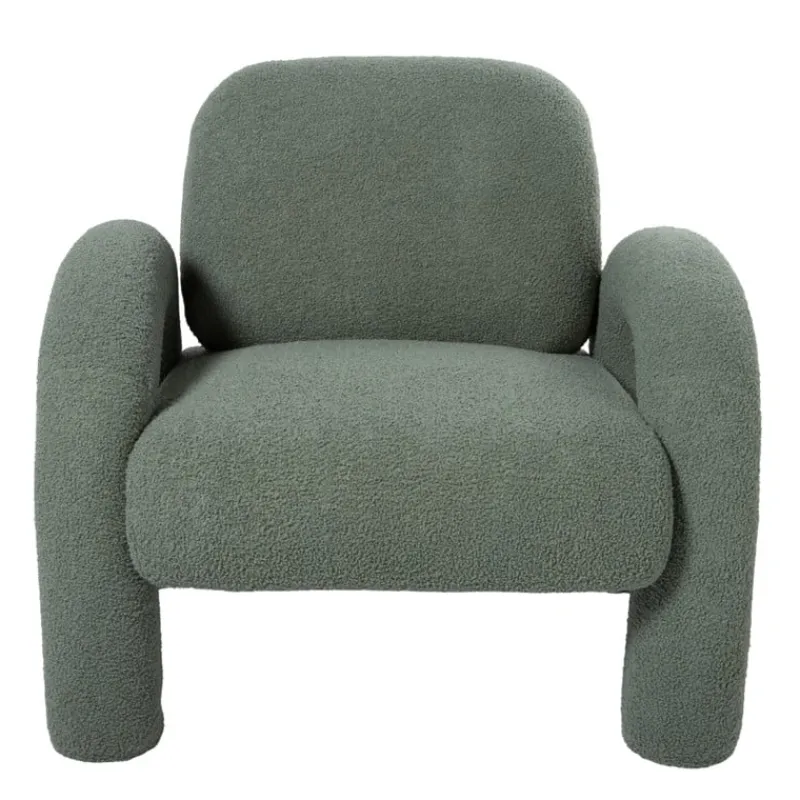 Xenos Fauteuils-Sofa Marilyn - groen - 74x88x79 cm