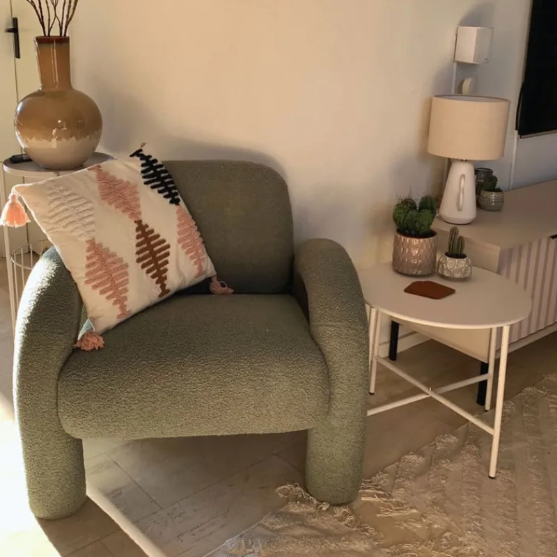 Xenos Fauteuils-Sofa Marilyn - groen - 74x88x79 cm