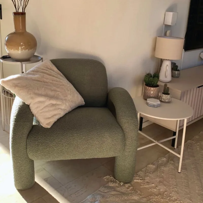 Xenos Fauteuils-Sofa Marilyn - groen - 74x88x79 cm