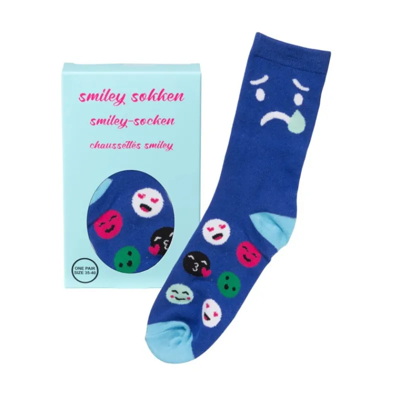 Xenos Huissokken-Sokken Smiley - one size - diverse varianten