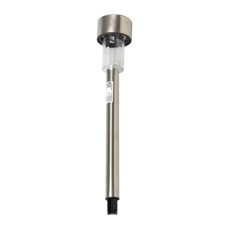 Xenos Solar Verlichting-Solar lantaarns - zilverkleurig - set van 5