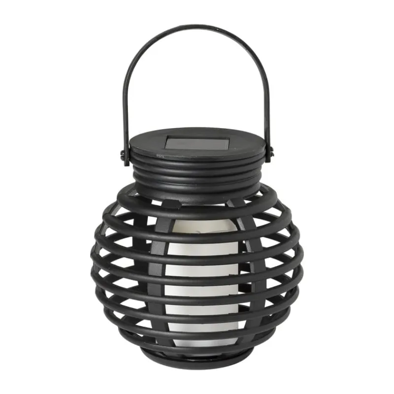 Xenos Solar Verlichting-Solar tuinlantaarn - zwart - 15x15 cm