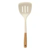 Xenos Keukengerei-Spatel met gleuf - wit - 34 cm