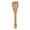Xenos Keukengerei-Spatel met gleuven olijfhout - bruin - 30 cm