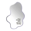 Happy at home by Sanny Wandspiegels-Spiegel met LED shake your booty - paars - 60x40 cm -