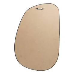 Xenos Kerstcadeaus|Wandspiegels-Spiegel organic - zwart - 40x60 cm