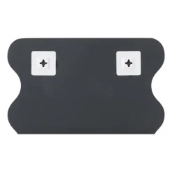 Xenos Wandspiegels-Spiegel organisch met golfrand - zilverkleurig - 50x37 cm