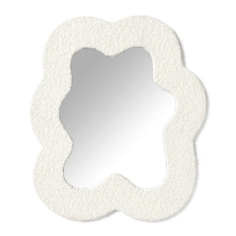 Xenos Wandspiegels-Spiegel teddy bloem - 40x34 cm