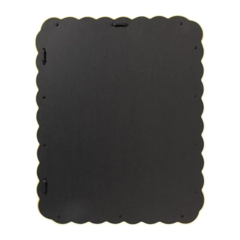 Xenos Wandspiegels-Spiegel twist - geel - 53x43 cm
