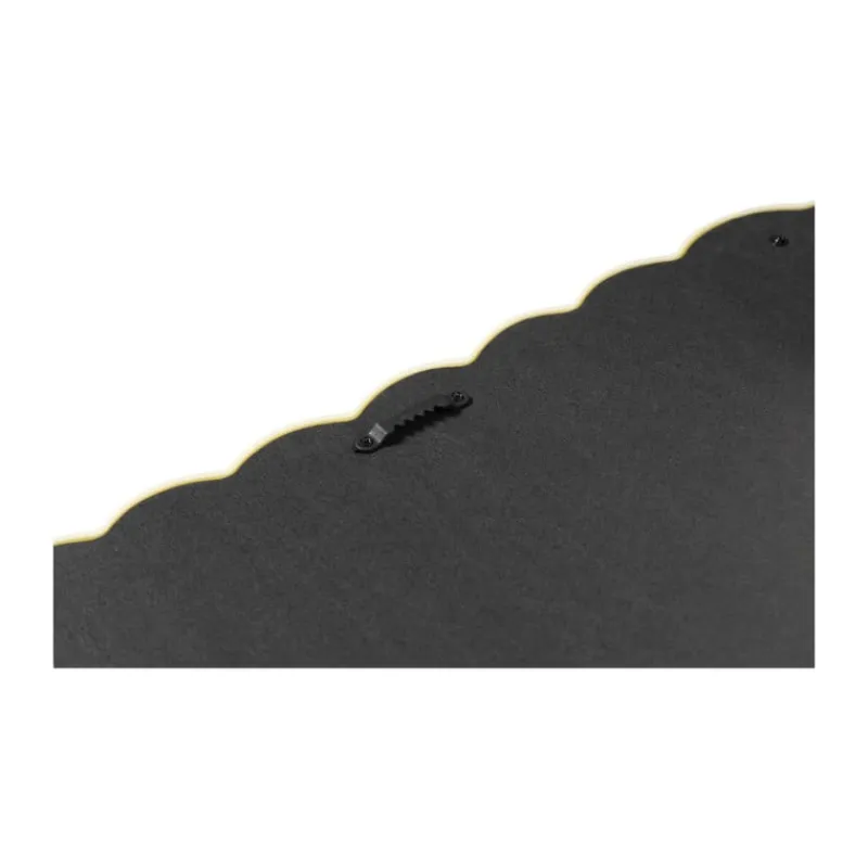 Xenos Wandspiegels-Spiegel twist - geel - 53x43 cm