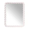 Xenos Wandspiegels-Spiegel twist - roze - 53x43 cm