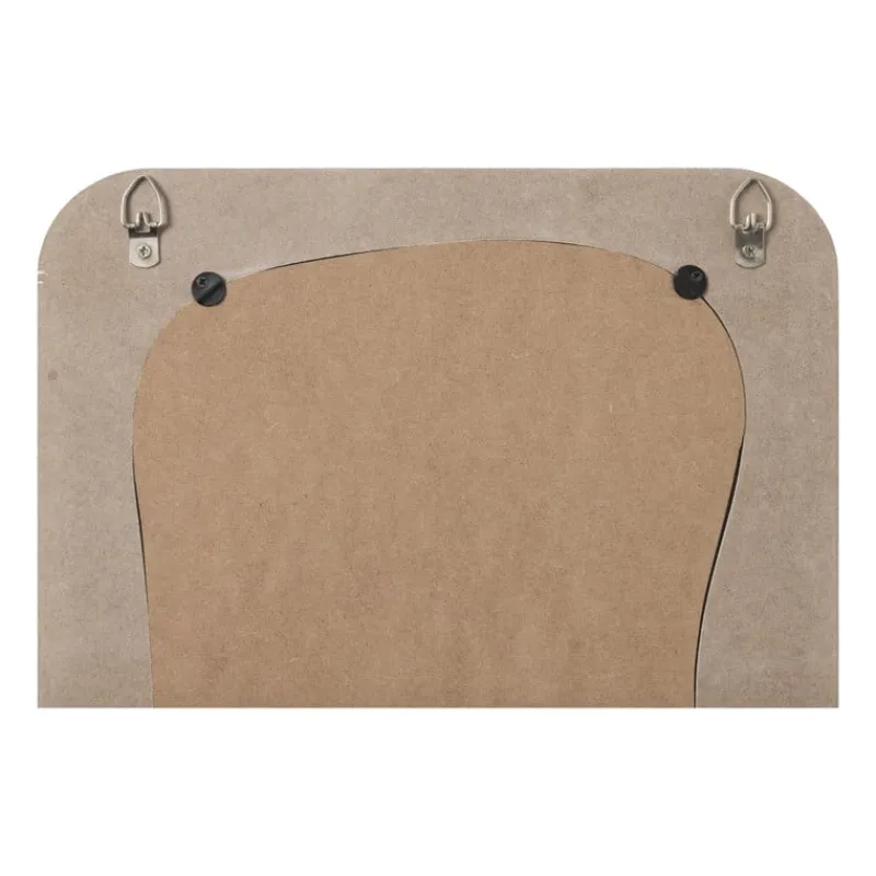 Xenos Wandspiegels-Spiegel wave - wit - 40x28 cm