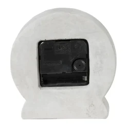 Xenos Klokken-Staande klok cement - grijs - 12.5x12x4 cm
