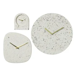Xenos Klokken-Staande klok Terrazzo - 10.5x3x12 cm