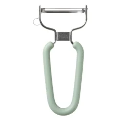 Xenos Keukengerei-Standaard Y-dunschiller - groen - 13x6.3 cm
