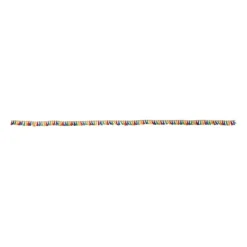 Xenos Knutselspullen-Stoffenband met kwastjes - set van 5 - 100 cm