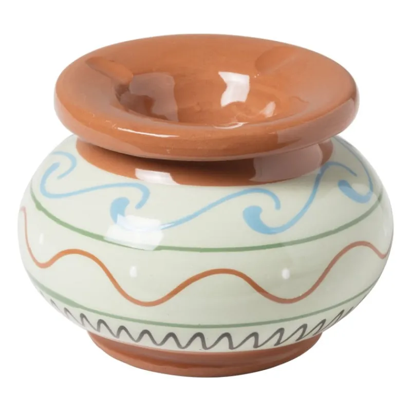 Xenos Asbakken-Stormasbak Fiesta - groen - ø10.5 cm