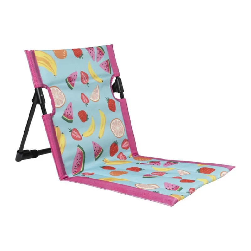 Xenos Strandaccessoires-Strand ligbed fruity - multikleur - 41x39x39 cm