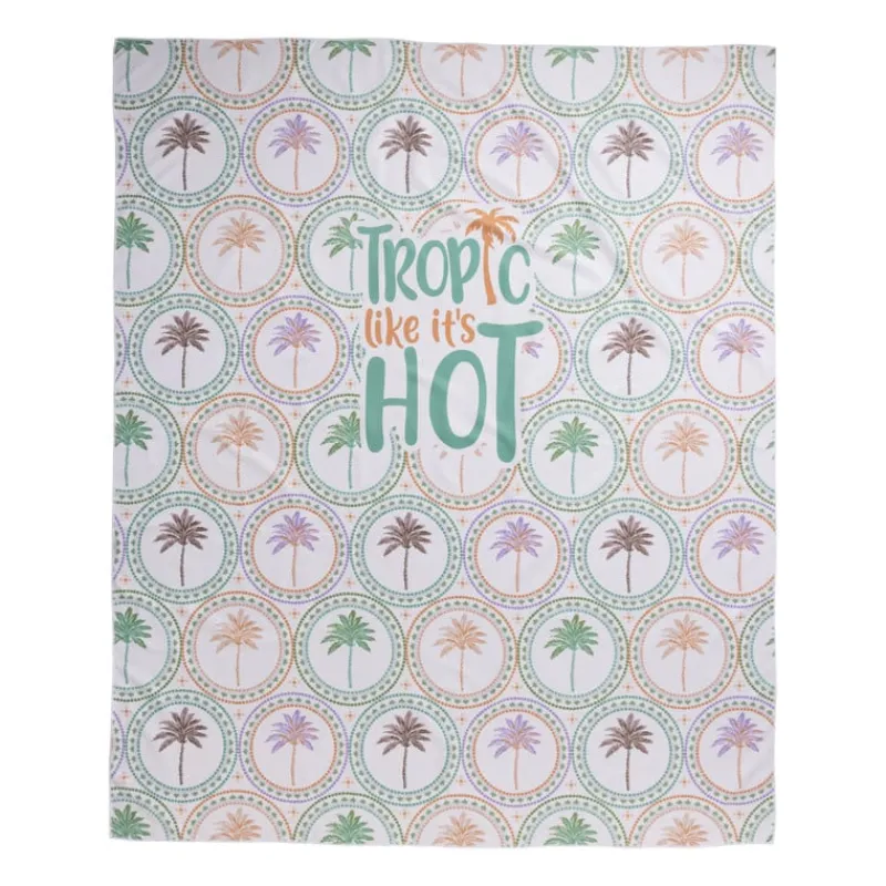 Xenos Strandaccessoires|Badtextiel-Strandlaken tropic - multikleur - 165x200 cm