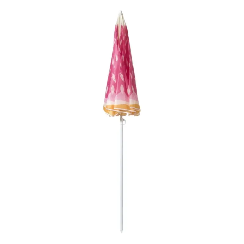 Xenos Parasols-Strandparasol - roze/oranje - ø160x180x180 cm