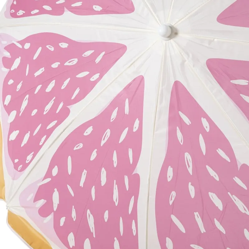 Xenos Parasols-Strandparasol - roze/oranje - ø160x180x180 cm