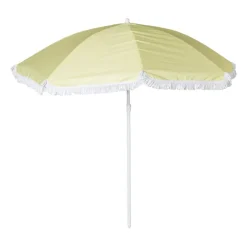 Xenos Parasols|Strandaccessoires-Strandparasol Tess - geel - ø150x180 cm