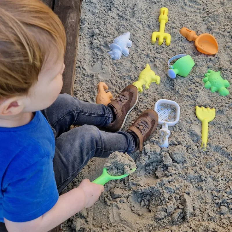 Xenos Buitenspeelgoed|Strandaccessoires-Strandspeelgoed 2 - set van 3 - 19x9x7 cm