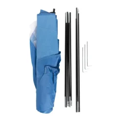 Xenos Strandaccessoires|Tenten-Strandtent - blauw - 220x120 cm