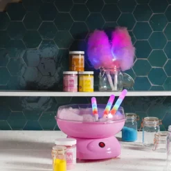 Xenos Suikerspin|Kerstcadeaus-Suikerspinmachine - roze - 500 watt