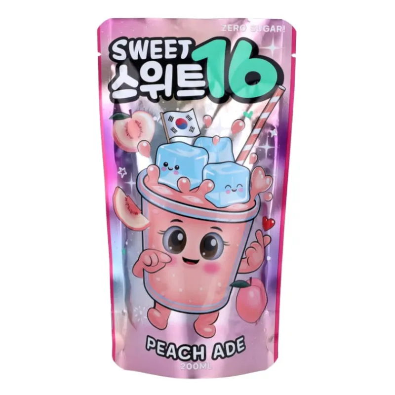Xenos Koude Dranken-Sweet16 peach pouch drink ADE - 200 ml