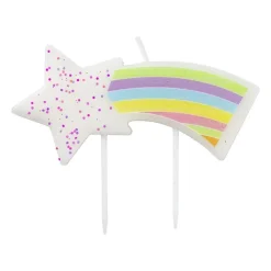 Xenos Taartkaarsjes|Kinderfeestjes-Taartkaarsje - regenboog
