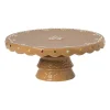 Xenos Taartplateaus|Kerst Bakken-Taartplateau kerst - bruin - ø26x11 cm