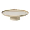 Xenos Kerst|Taartplateaus-Taartplateau Toscane - beige - ø30x8 cm