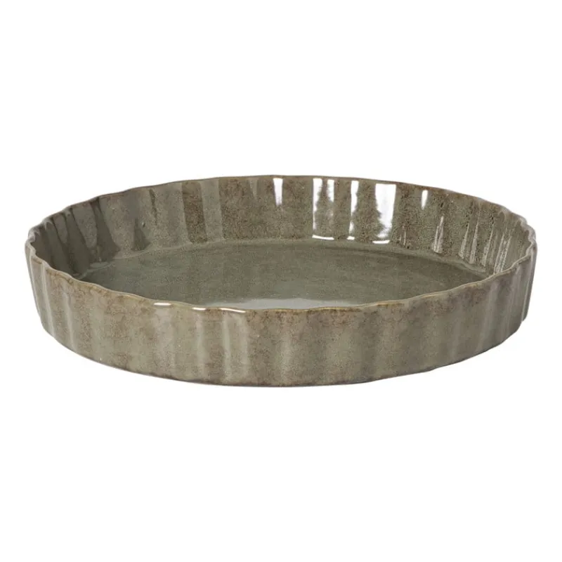 Xenos Bakvormen|Ovenschalen-Taartvorm Toscane L - groen - ø26.8x4.5 cm