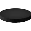 Xenos Tafelkleden|Kersttafelkleden-Tafellaken rond - zwart - ø180 cm