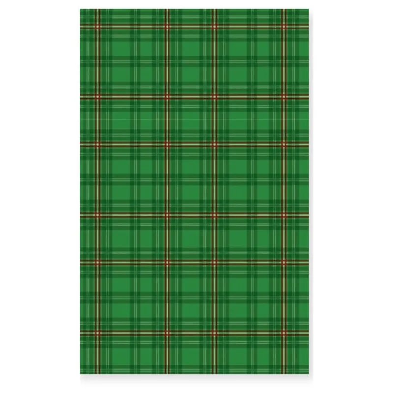 Xenos Tafelkleden|Kersttafelkleden-Tafellaken Tartan - groen - 138x220 cm