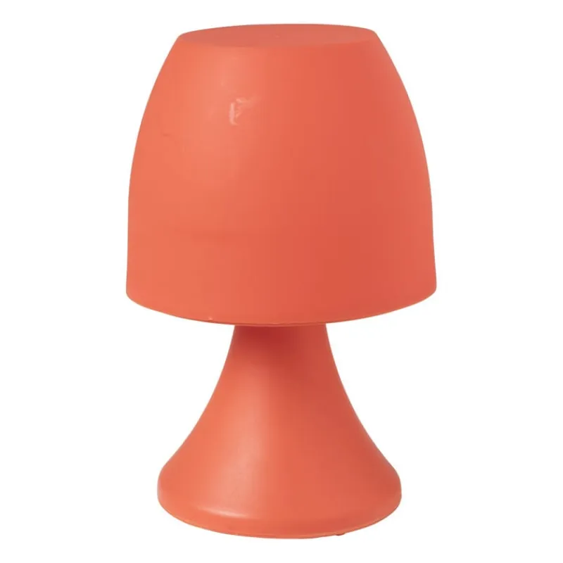 Xenos Tafellampen-Tafellamp - oranje - ø12.5x19.5 cm