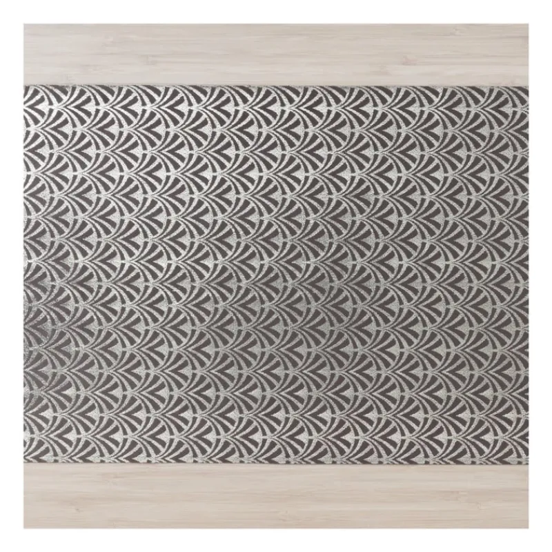 Xenos Kersttafelkleden-Tafelloper decostof - velvet/polyester - 28x150 cm
