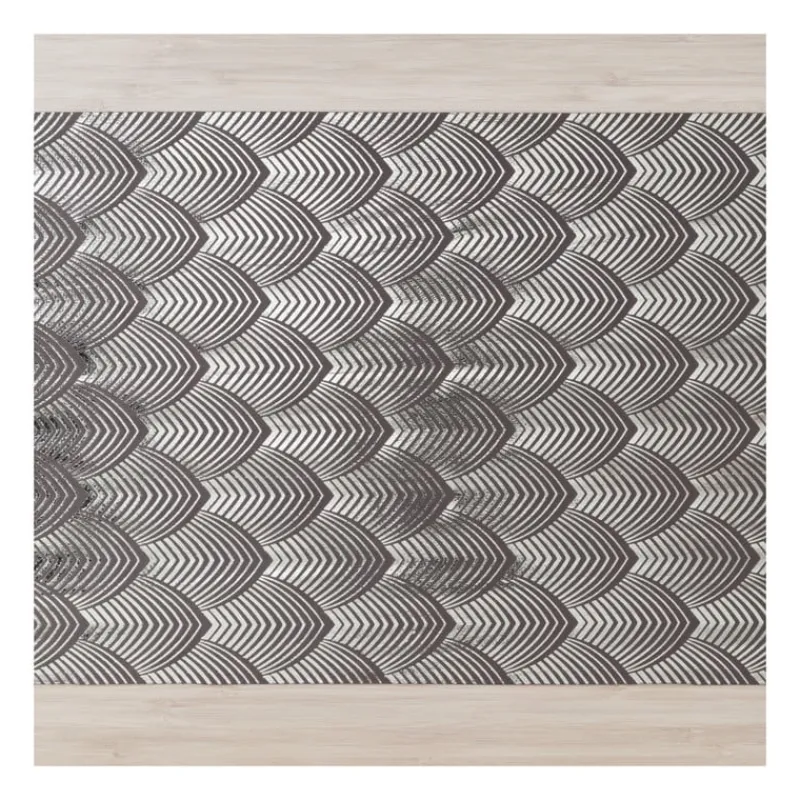 Xenos Kersttafelkleden-Tafelloper decostof - velvet/polyester - 28x150 cm