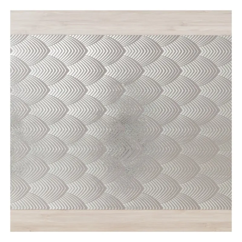 Xenos Kersttafelkleden-Tafelloper decostof - velvet/polyester - 28x150 cm