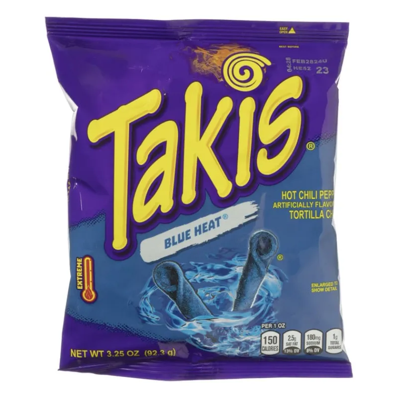 Xenos Mexicaanse Keuken|Chips, Nootjes En Zoutjes-Taki's chips Blue Heat - 92.3 gram