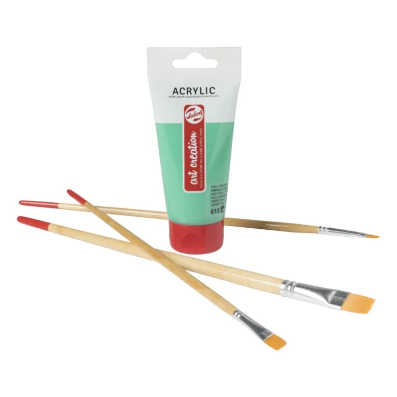 Xenos Verf-Talens acrylverf - groen - 75 ml