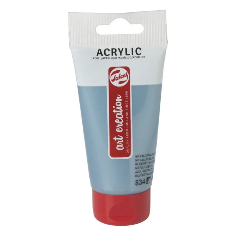 Xenos Verf-Talens acrylverf - metallic blauw - 75 ml