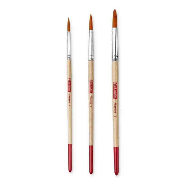 Xenos Penselen-Talens Art Creation penselenset rond - set van 3