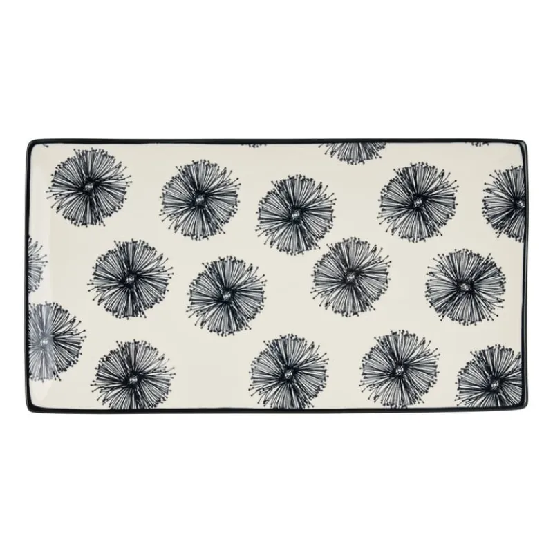 Xenos Sushi Servies|Tapasservies-Tapas bord Sevilla - bloemen - 28x15.5 cm