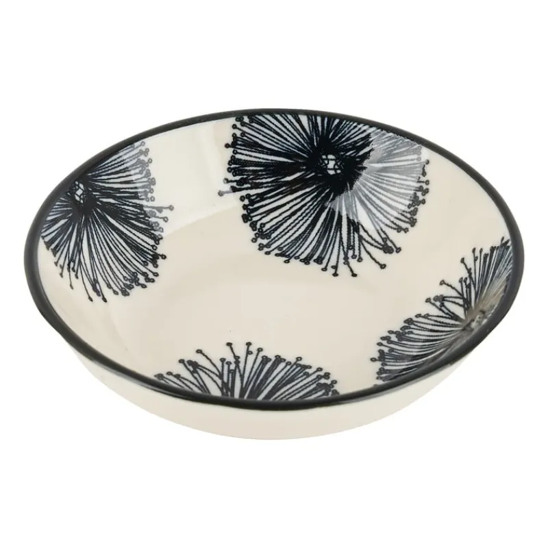 Xenos Sushi Servies|Tapasservies-Tapas sausschaaltje Sevilla - bloemen - ø9x2.5 cm