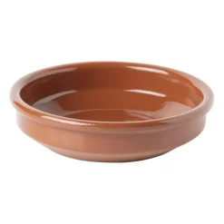 Xenos Tapasservies-Tapas schaaltje klei - bruin - ⌀16 cm