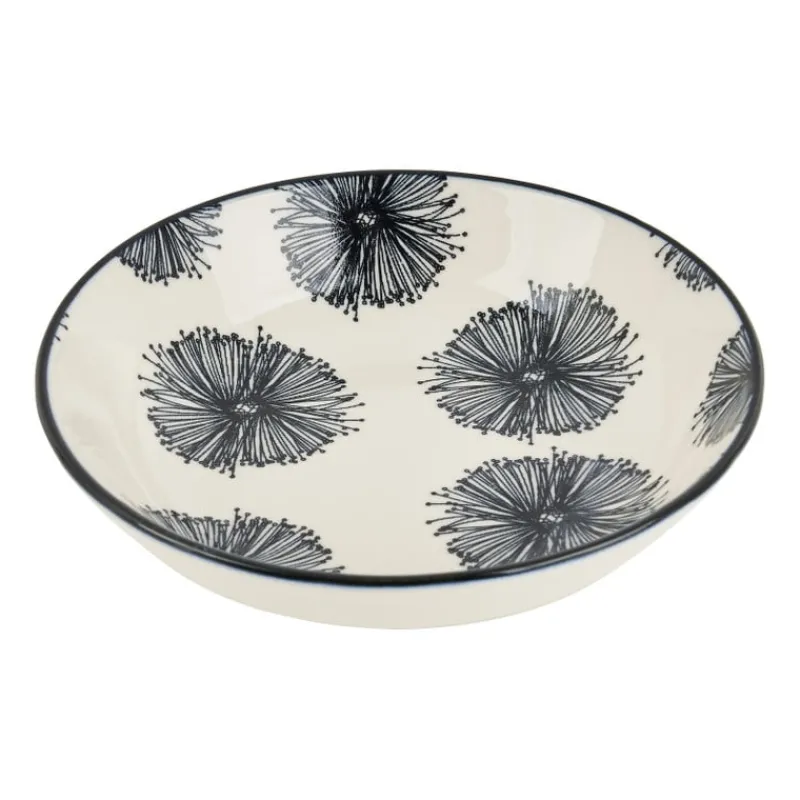Xenos Sushi Servies|Tapasservies-Tapas schaaltje Sevilla - bloemen - ø14x3.5 cm