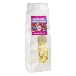 Tasty Me Taartdecoratie|Kerst Bakken-candy drops/smeltchocolade - wit - 300 gram