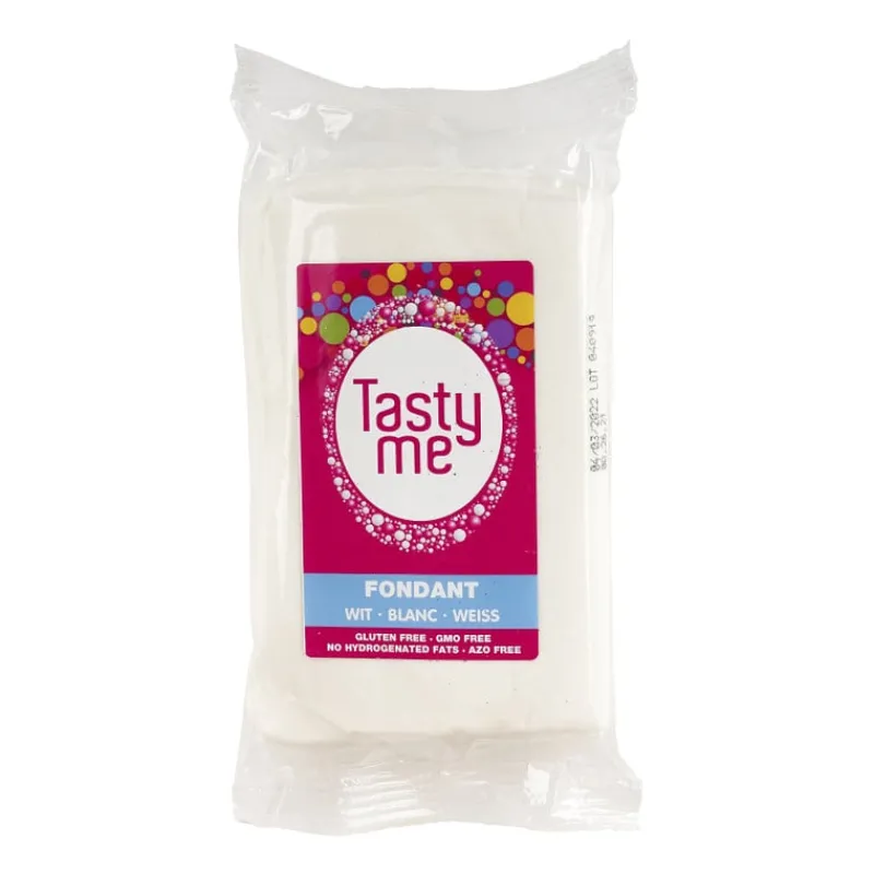Tasty Me Fondant|Taartdecoratie-rolfondant - wit - 500 gram